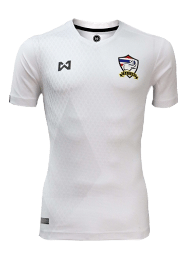เสื้อทีมชาติไทย เกรดแฟนบอล สีขาว ด้านหลัง - shoptoro